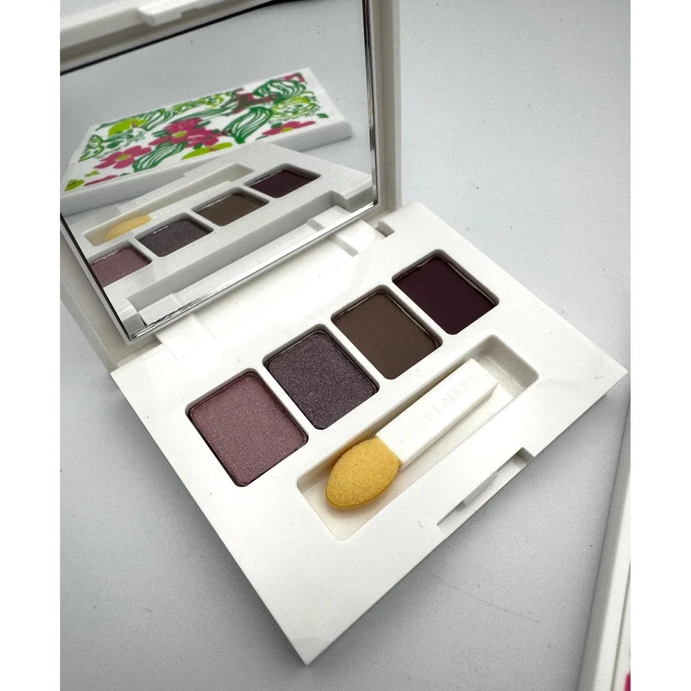 New Vintage Estee Lauder x Lilly Pulitzer Eyeshadow Palette & Compact Mirror